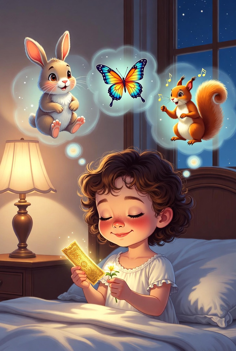 Character art: Rose, Bunny, Butterfly, Squirrel