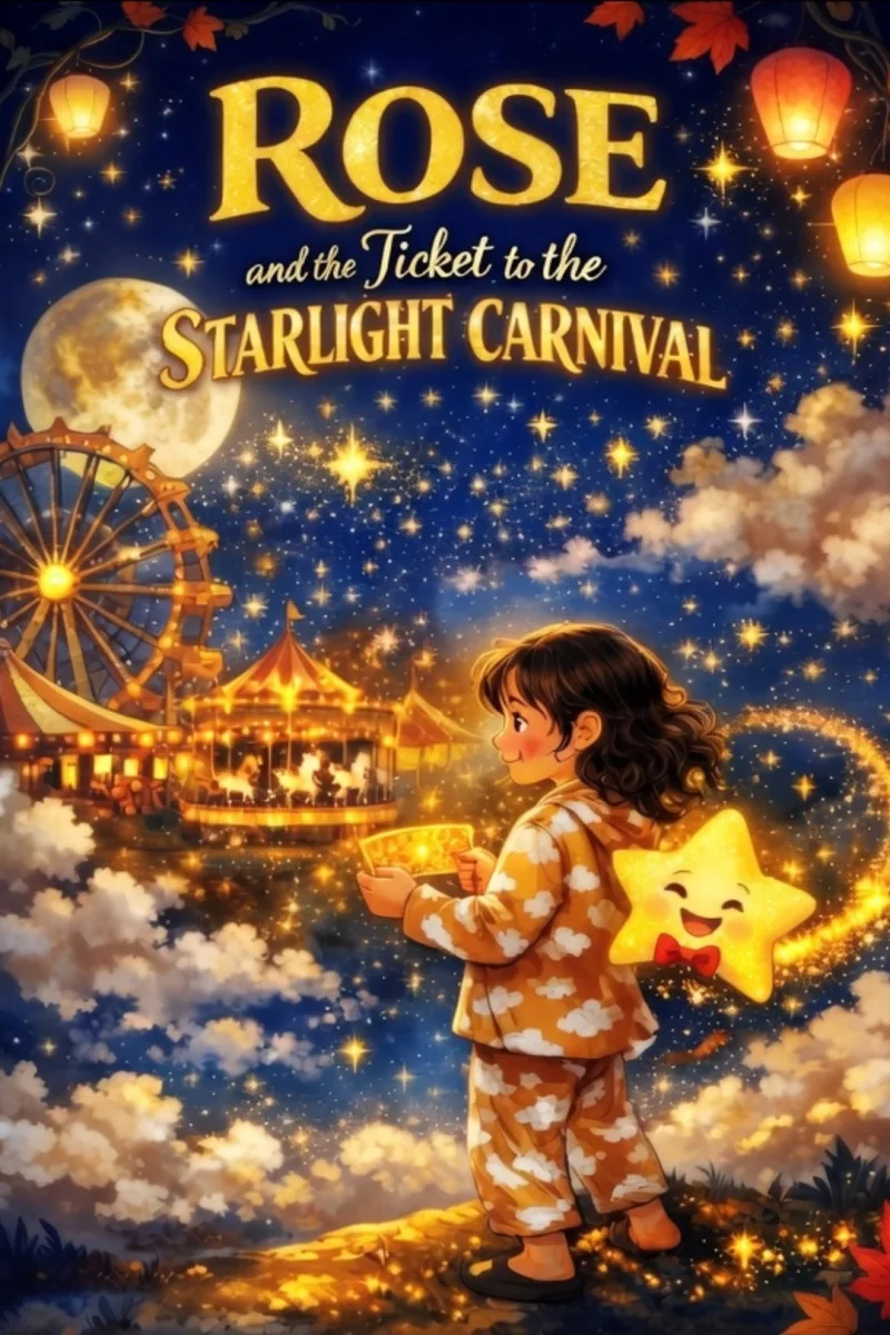 Rose and the Ticket to the Starlight Carnival by G. Falcone — Book 2 cover art from The Magical Ticket Series
