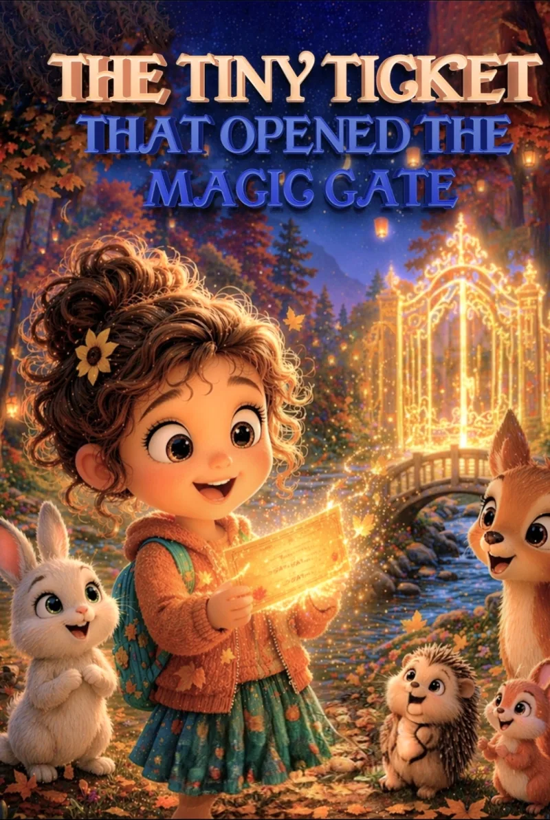 Rose and the Tiny Ticket to the Magic Gate by G. Falcone — Book 1 cover art from The Magical Ticket Series